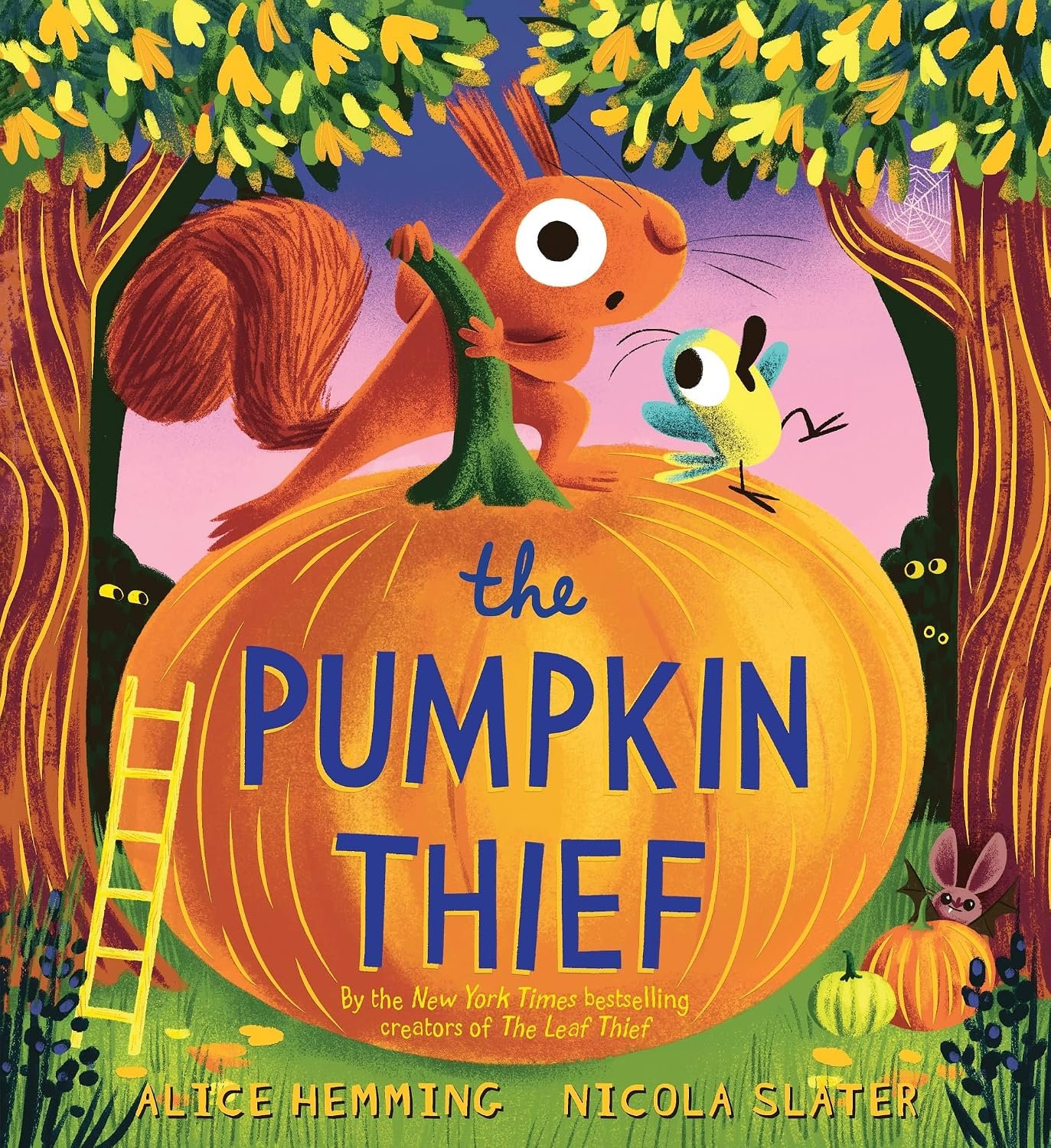 The Pumpkin Thief (The Leaf Thief) by Alice Hemming, illustrated by Nicola Slater book cover