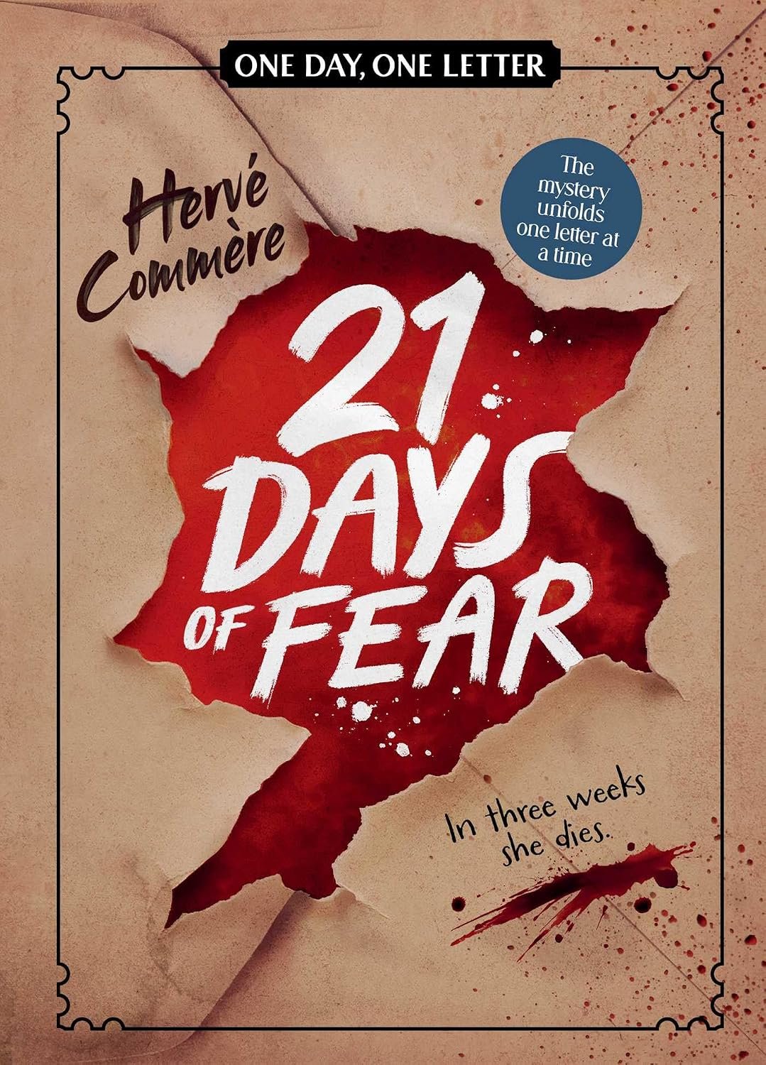 21 Days of Fear 21 Days of Fear: One Day, One Letter by Hervé Commère book cover