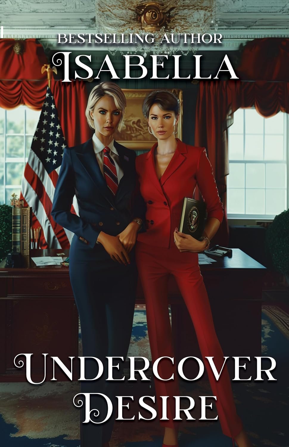 Undercover Desire by Isabella, showing two women in suits in a formal office