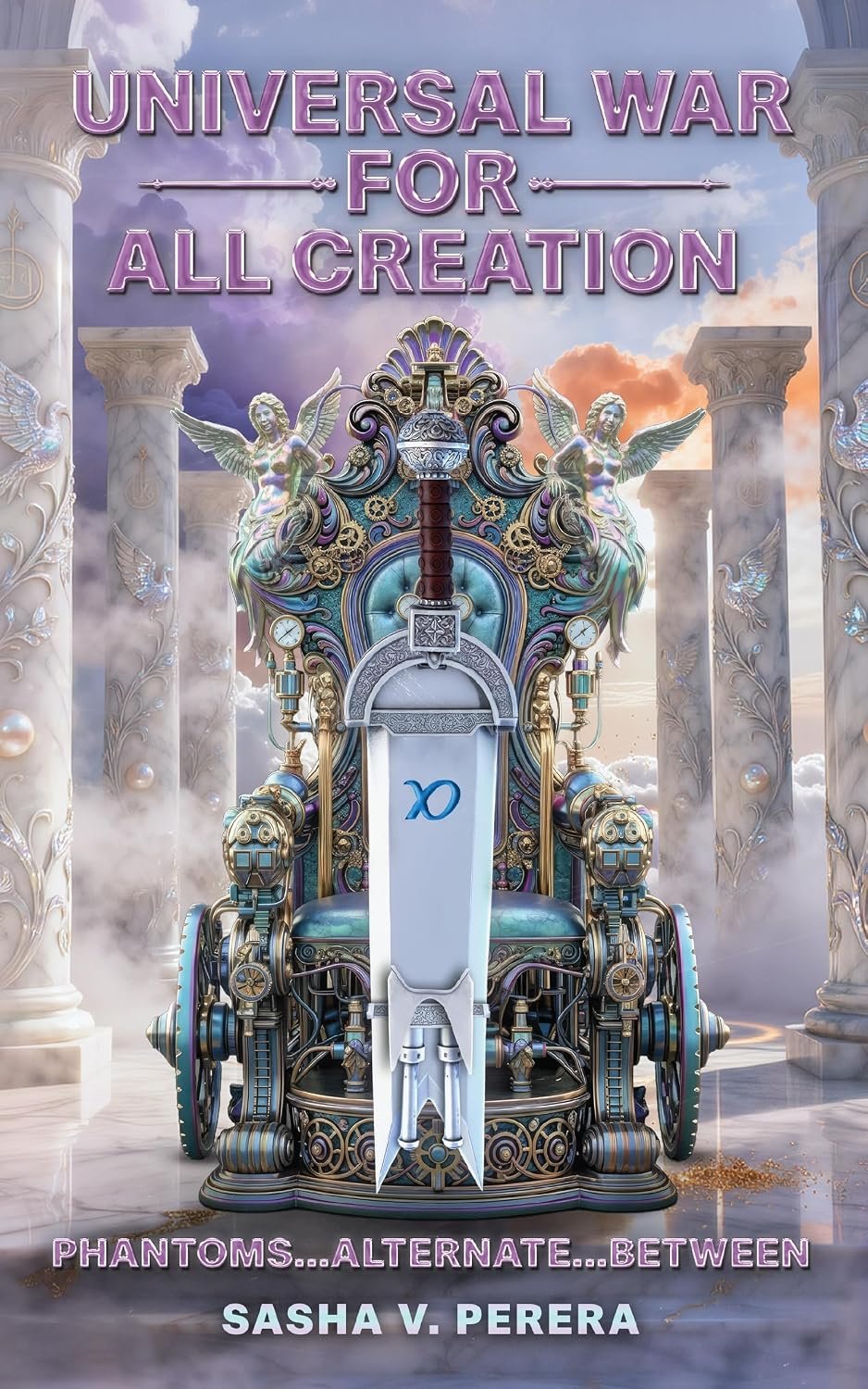 Universal War for All Creation Universal War for All Creation: Phantoms...Alternate...Between (English Edition) by Sasha V. Perera book cover